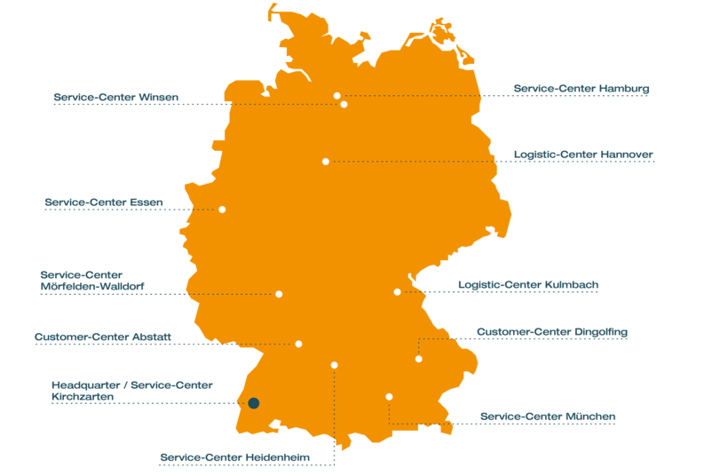 Deutschlandweiter Abhol- und Bringdienst