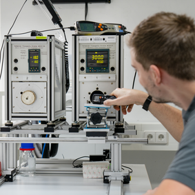 Proficiency test for radiation thermometers