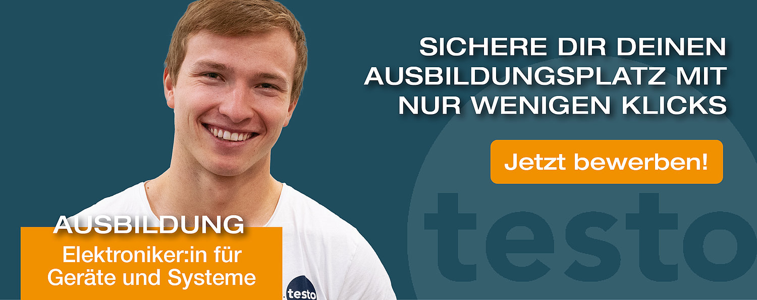 Auszubildende Tim ist zu setzen mit Schriftzügen zur Aufforderung sich zu bewerben