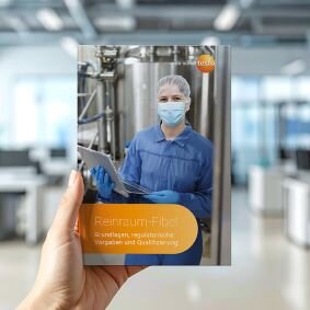 Reinraum-Fibel - Grundlagen, regulatorische Vorgaben und Qualifizierung Die Reinraum-Fibel soll Nachschlagewerk und Arbeitshilfe im GMP-Bereich sein und erläutert Begriffe rund um den Reinraumbetrieb.